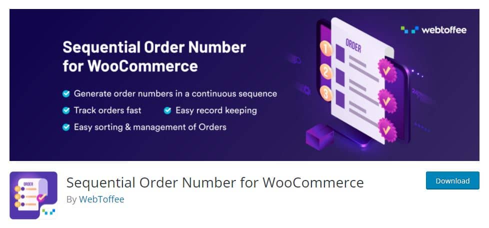 Sequential Order Number for Woocommerce
