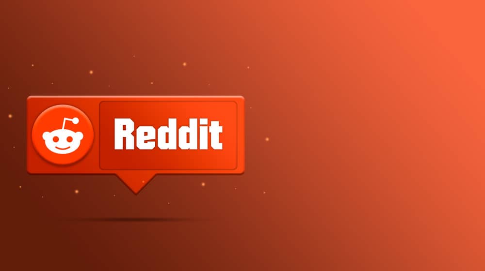 Reddit Logo on Speech Bubble 3D Render
