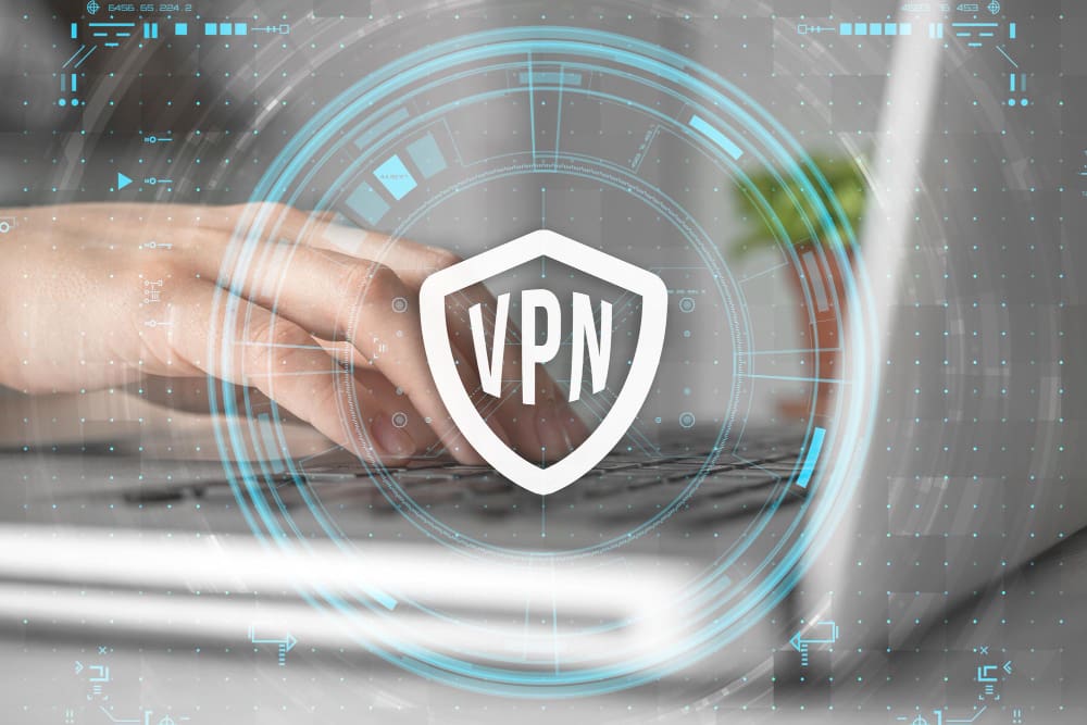 Person Use Vpn Secure Virtual Private Network